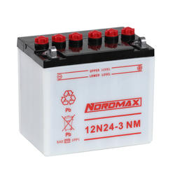 Conventional 12 V motorcyclebatteries