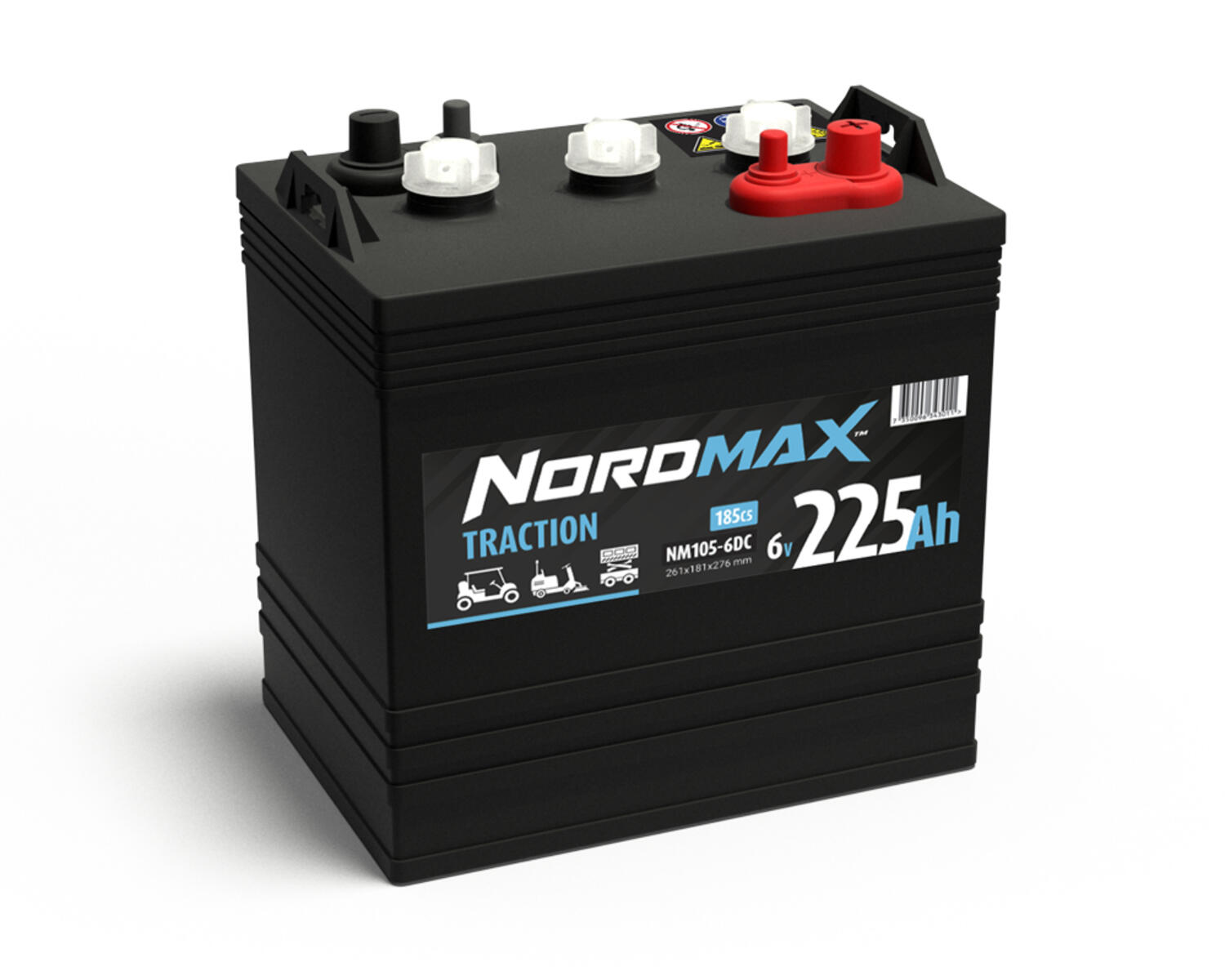 Ajovoima-akku 6 V 225 Ah