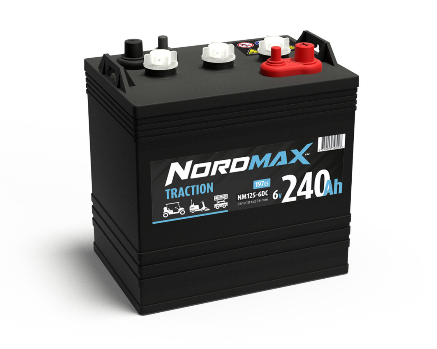 Ajovoima-akku 6 V 240 Ah